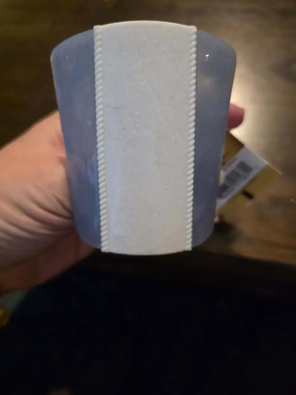 Yankee Candle ScentPlug Diffuser Base with Blue Patterned ScentPlug Cover